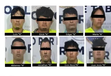 Detienen a 8 personas con armas y droga durante operativos en Tabasco
