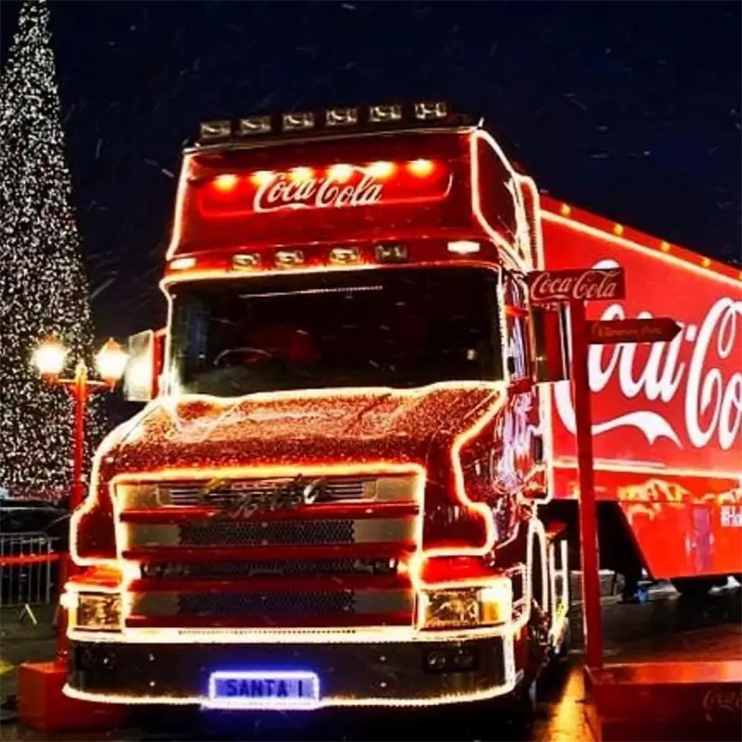 Caravana Coca Cola y ciudades que visitará en 2025. Foto: Cortesía