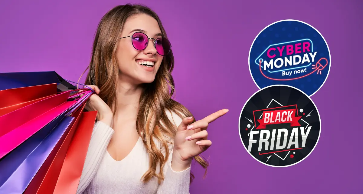 Estas son las fechas en las que estarán llegando el Cyber Monday y Black Friday 2025. Foto: Freepik.