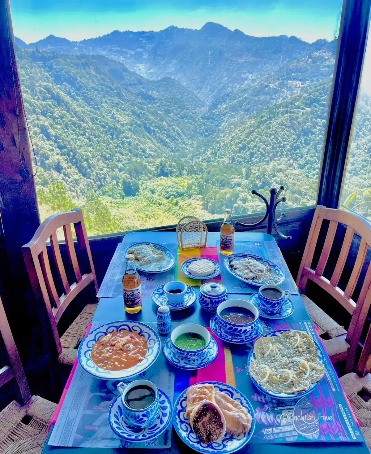Restaurante El Mirador en Zacatlán. Foto: Facebook Zacatlán Travel.