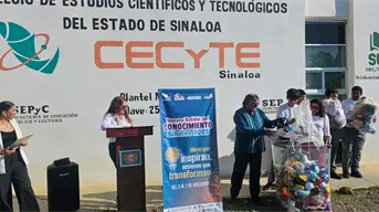 Un “Abrazo mágico” del CECyTE Mazatlán a pequeños de preescolar de zonas vulnerables