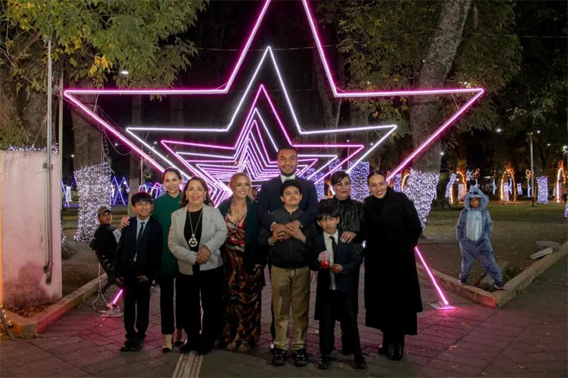 Invitan disfrutar de la Villa Navideña 2025 en Huejotzingo. Foto: Cortesía