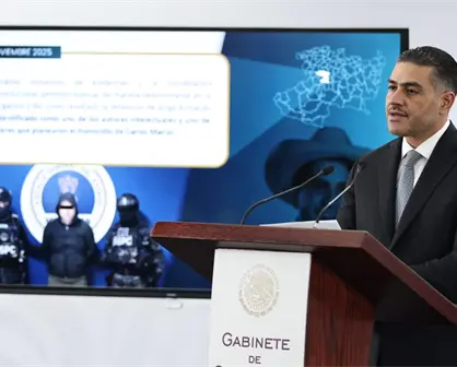 Detienen a autor intelectual del asesinato de Carlos Manzo, confirma Omar García Harfuch