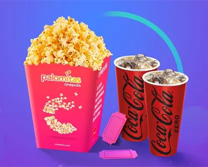 Promoción del Combo Lunes de Cinépolis válida de lunes a viernes por tiempo limitado; precio