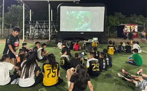 El Documental Trazos del cielo reúne a familias en una noche cultural en la Unidad Finisterra, Culiacán