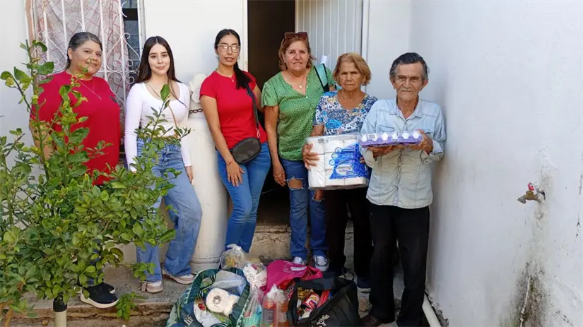 La fortaleza de Guadalupe y el apoyo solidario del grupo Haciendo Magia nos recuerdan que cuando la comunidad se une, la esperanza vuelve a brillar. Cortesía/TBN
