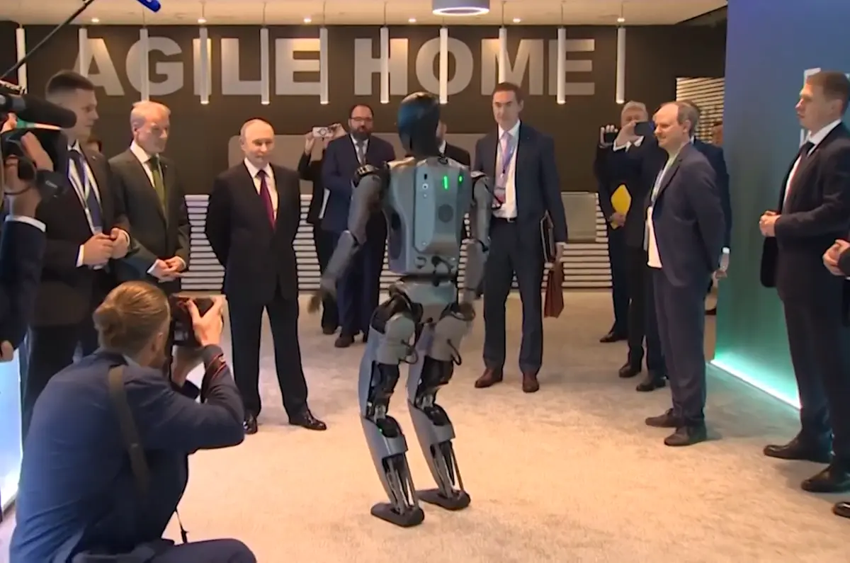 El robot bailarín que impresionó a Vladimir Putin. Foto: Cortesía.