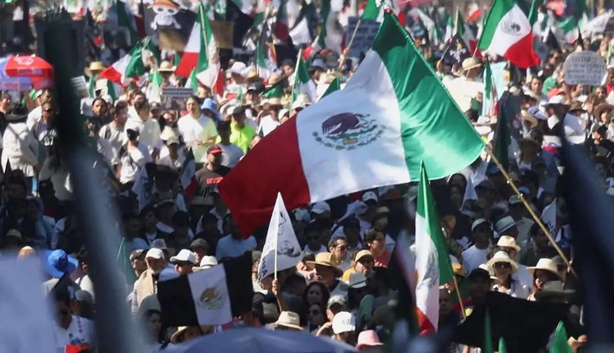 El movimiento de la Generación Z continúa en CDMX. Foto: Cortesía