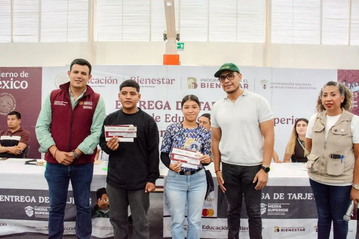 Está por iniciar la entrega de tarjetas de la Beca Benito Juárez. Foto: Cortesía