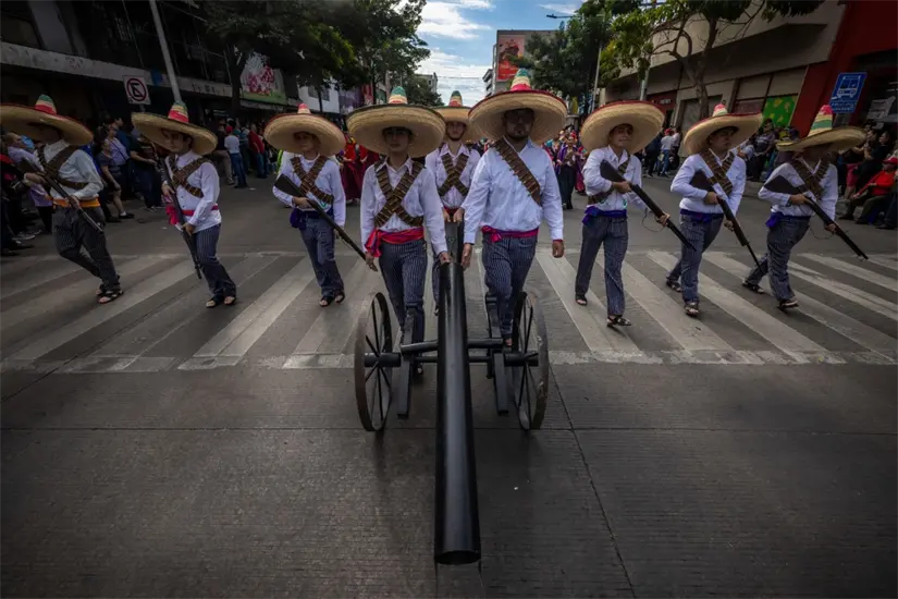 Desfile Cívico-Militar en Culiacán 