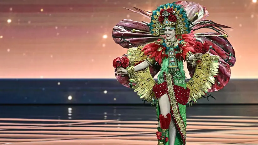 El vestuario se inspira en la diosa Xochiquetzal. Foto: Cortesía