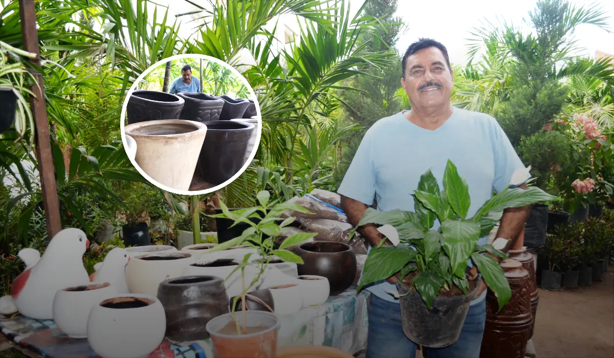 Jorge Valencia, más que vender plantas, cultiva alegría y enseña que cuidar la naturaleza también es una manera de sembrar paz en Culiacán