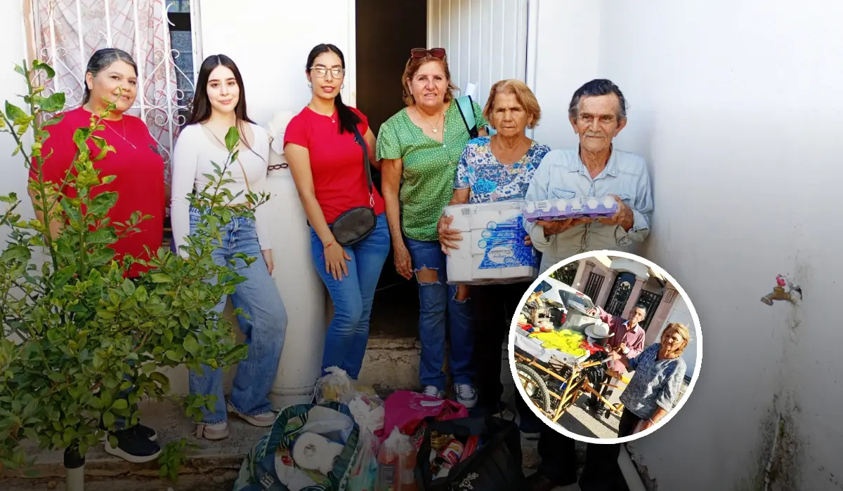 El grupo Haciendo Magia y vecinos de la colonia Miguel Hidalgo se unieron para apoyar a Don Guadalupe, un hombre trabajador que hoy lucha contra las cataratas. Cortesía/TBN