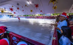 Confirman instalación de la pista de hielo en Culiacán del 7 de diciembre al 7 de enero