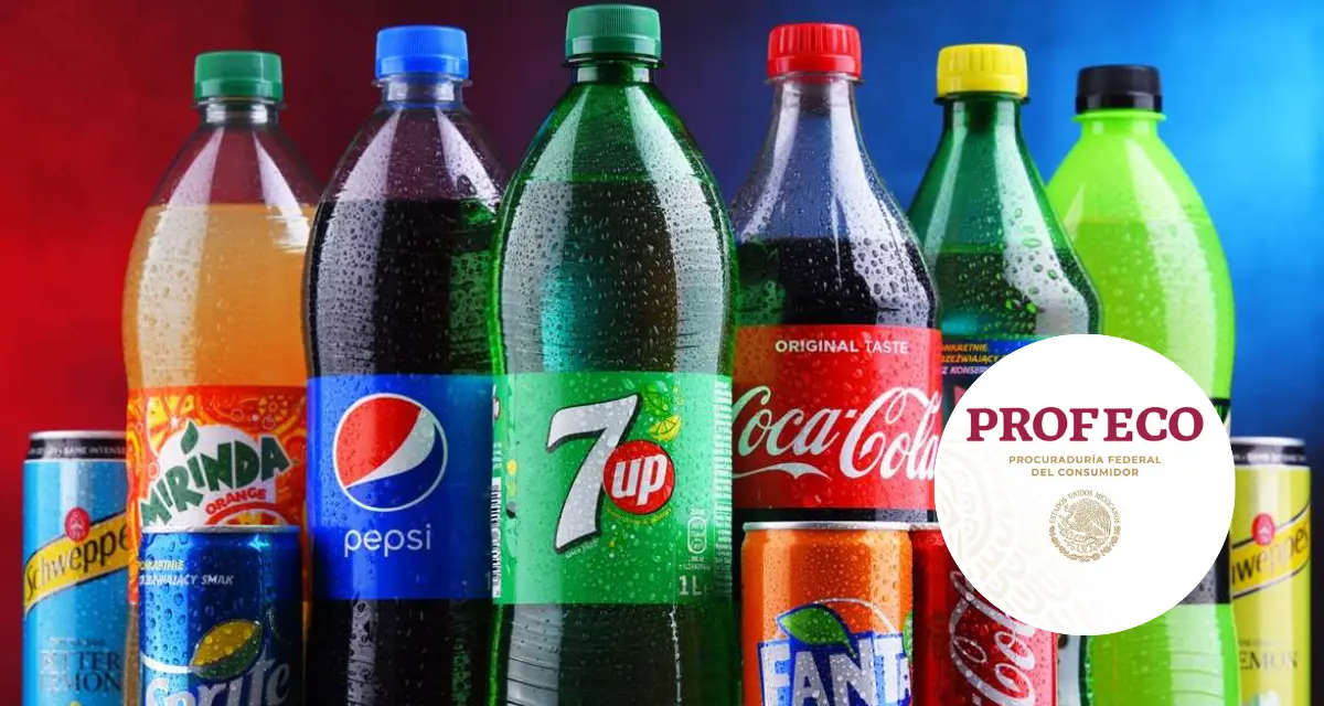 Estos son los refrescos en el mercado no recomendados por la Profeco. Foto: Cortesía.