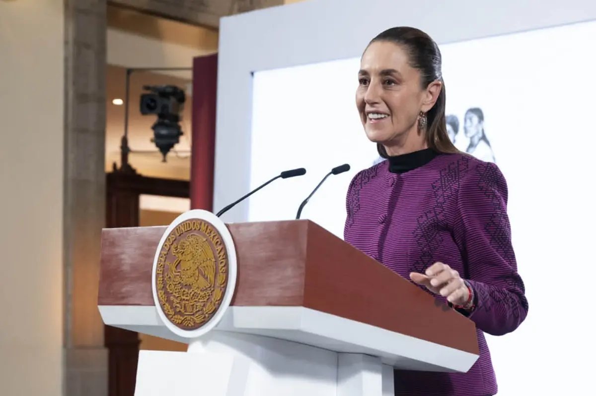 Sheinbaum ha mantenido un alto nivel de aprobación ciudadana desde que comenzó su gobierno. Foto: Presidencia