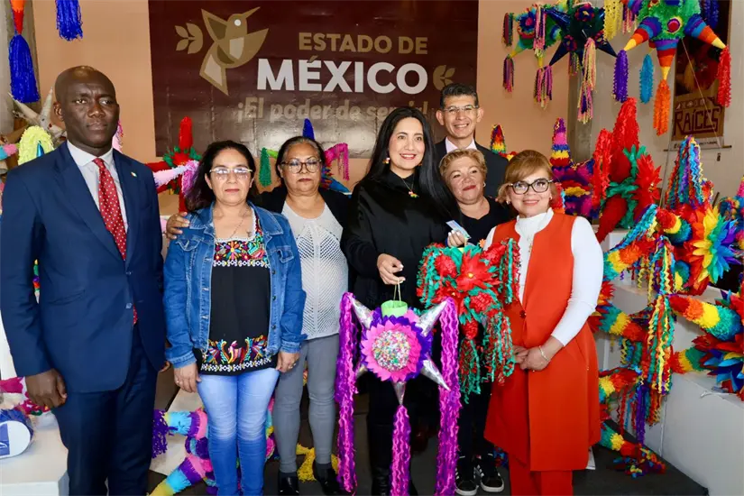 Ya está todo listo para la Feria de la Piñata 2025 de Acolman. Foto: Cortesía