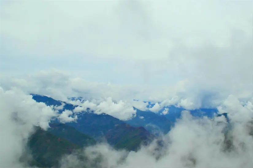 Un espectáculo natural digna de una postal en Ixtlán de Juárez, Oaxaca. Foto: Cortesía.
