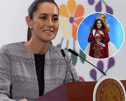 Sheinbaum felicita a Fátima Bosch tras coronarse Miss Universo 2025 y destaca su determinación