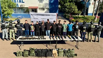 Operativo en Portalegre deja 10 detenidos y decomiso de arsenal en Culiacán
