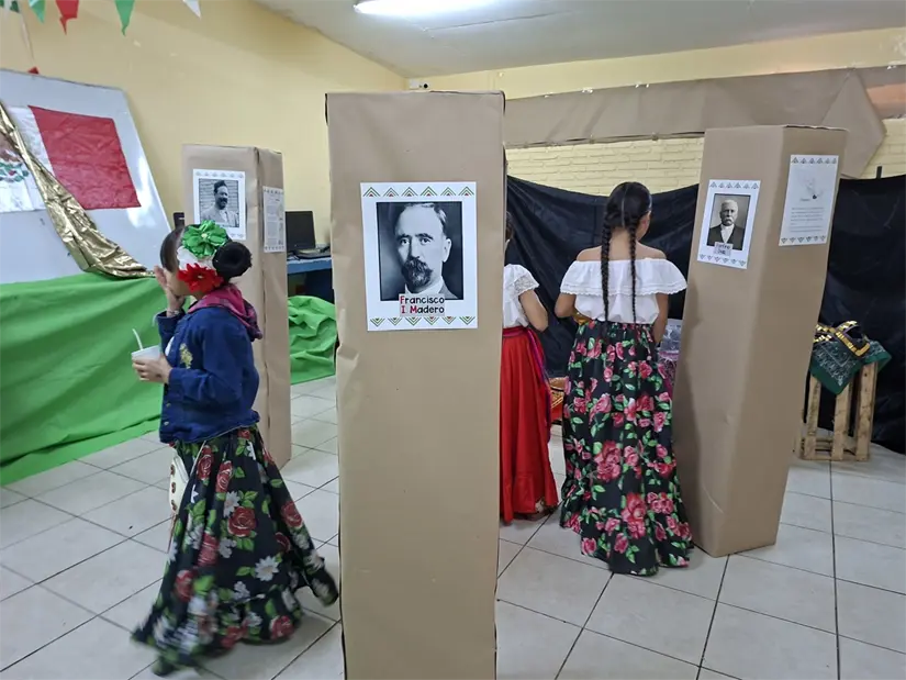 115 aniversario de la Revolución Mexicana: la primaria Niños Héroes convierte la historia en experiencia viva. Foto: Juan Madrigal
