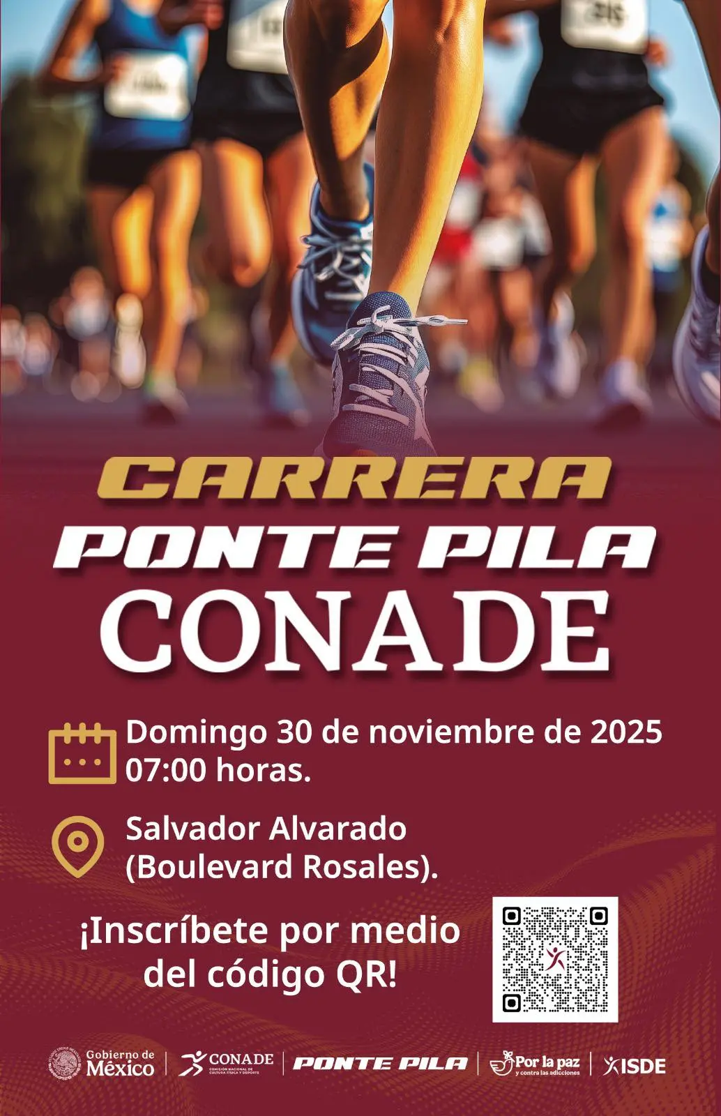 Convocatoria para Sinaloa. Foto: CONADE