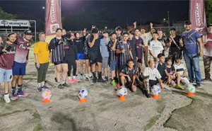 La niñez en el fraccionamiento Mezquitillo en Culiacán viven una jornada llena de deporte, alegría y valores