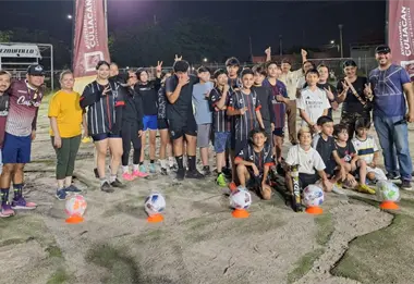 La niñez en el fraccionamiento Mezquitillo en Culiacán viven una jornada llena de deporte, alegría y valores