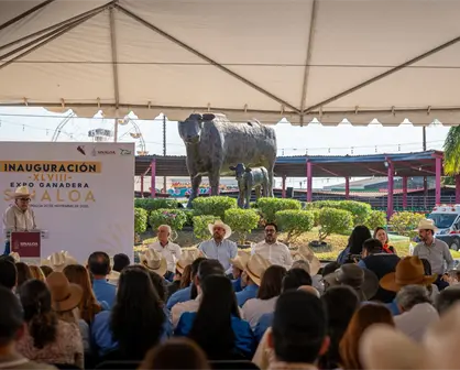 Rocha Moya inaugura la Expo Ganadera Sinaloa 2025 con acceso familiar y juegos gratuitos