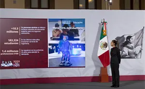 Claudia Sheinbaum presenta Saberes MX y destaca avances en Pemex y CFE