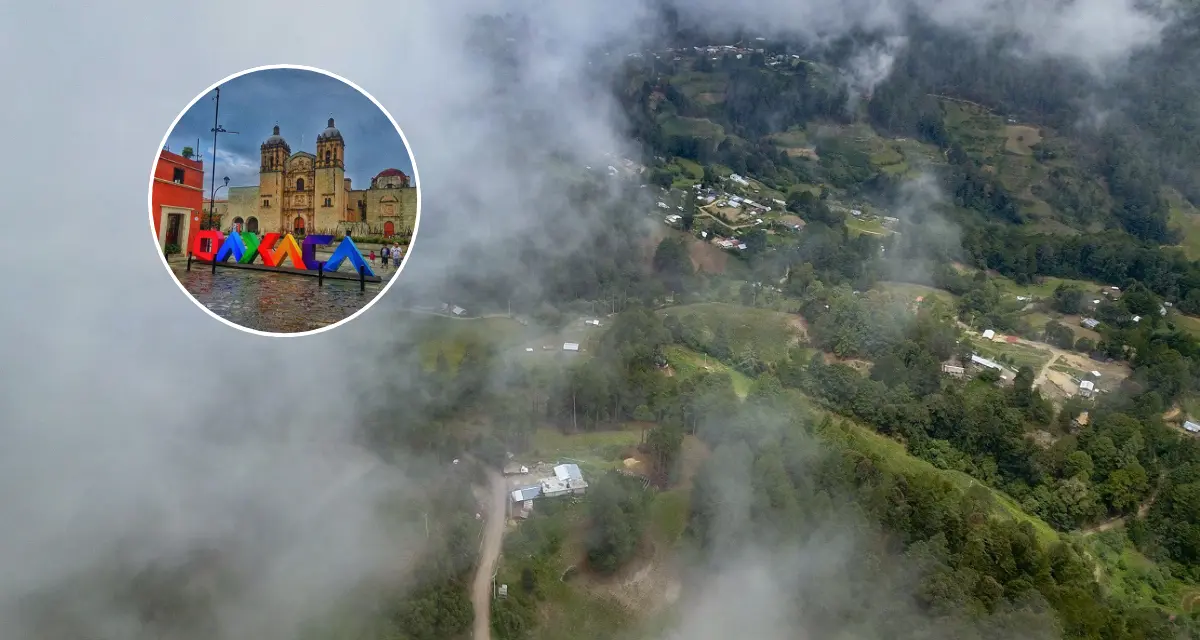 El rincón de Oaxaca donde cada amanecer regala un increíble mar de nubes. Foto: Cortesía.