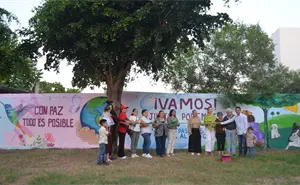 Pinceladas de amor, unión y respeto llenan de alegría el parque San Benito–San Gabriel en Culiacán
