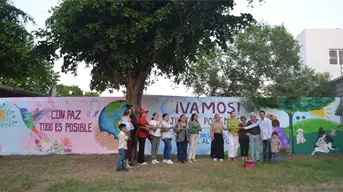 Pinceladas de amor, unión y respeto llenan de alegría el parque San Benito–San Gabriel en Culiacán