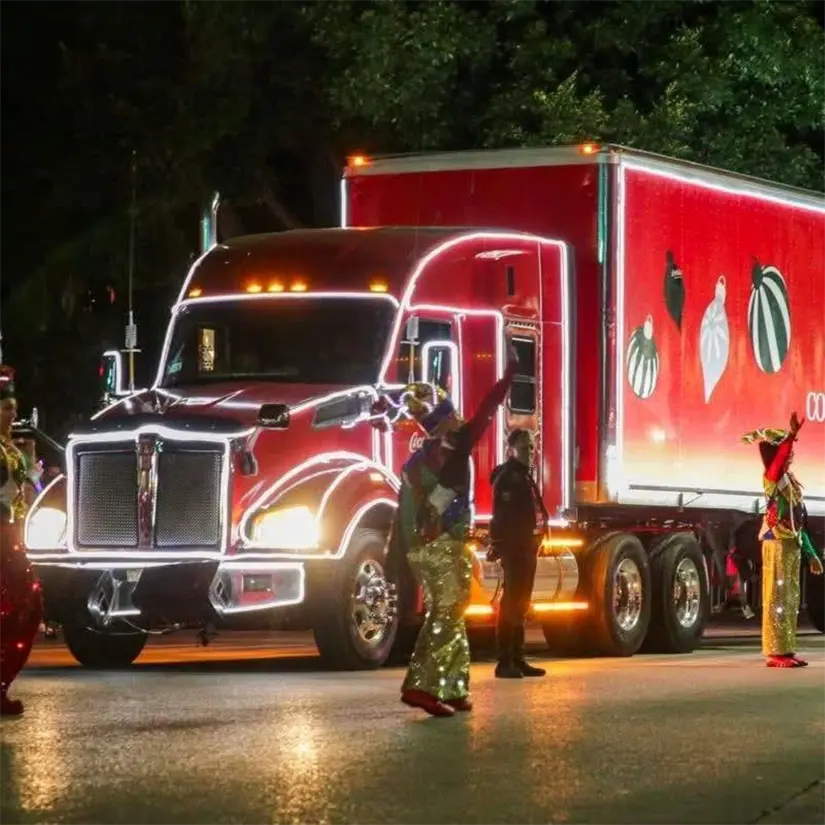 Por dónde pasará el desfile de la Caravana Coca Cola en Saltillo. Foto: Cortesía