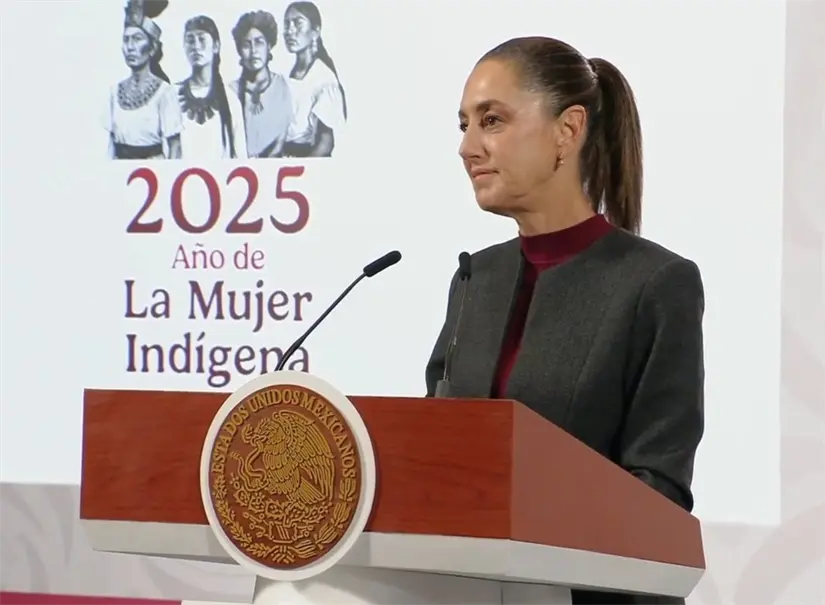 La presidenta destaca los avances de las mujeres en instituciones que eran dominadas por hombres. Foto: cortesía.
