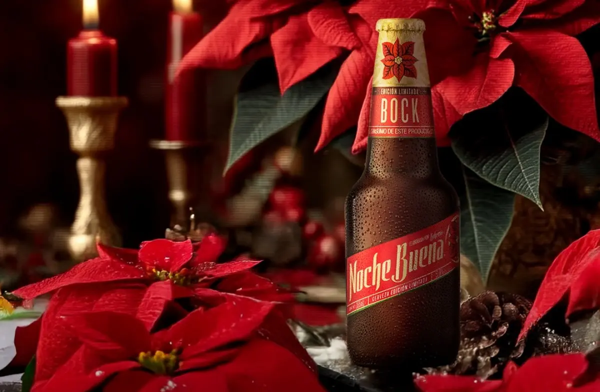 La cerveza Noche Buena tiene un estrecho vínculo con la temporada de fiestas decembrinas. Foto: Cortesía