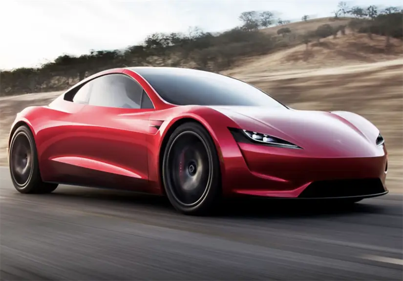 Tesla Roadster. Fuente: https://www.tesla.com/es_mx/roadster