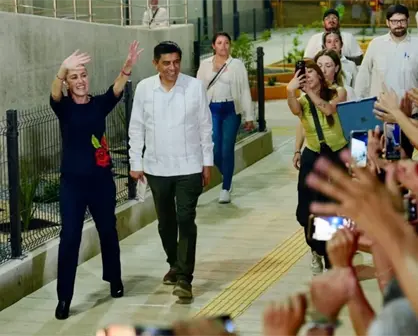 Inaugura Sheinbaum estaciones Tonalá y Arriaga de la Línea K del Tren Interoceánico en Chiapas
