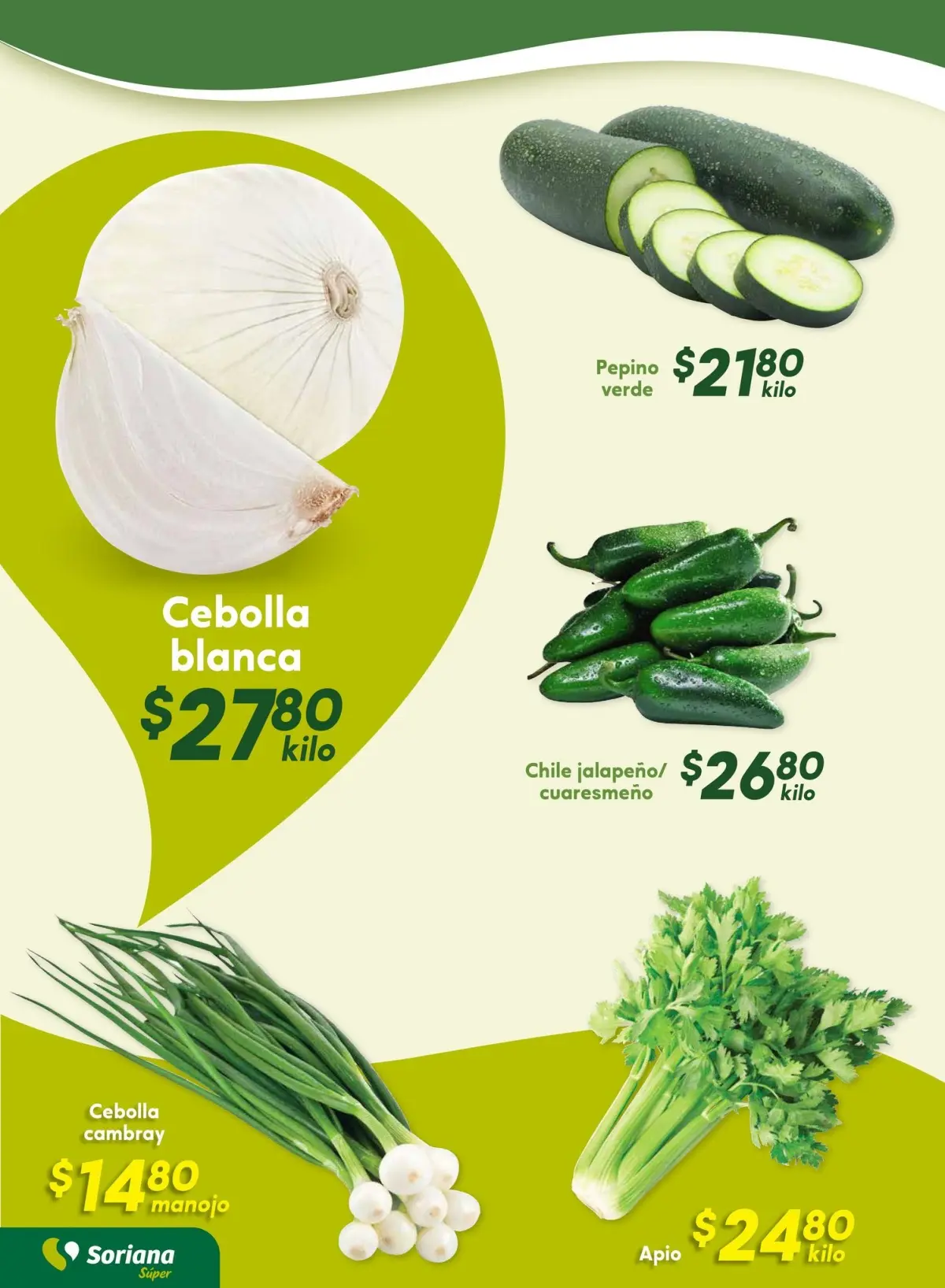 Aprovecha las ofertas en frutas y verduras con Fin de Semana Hiper. Imagen: Soriana