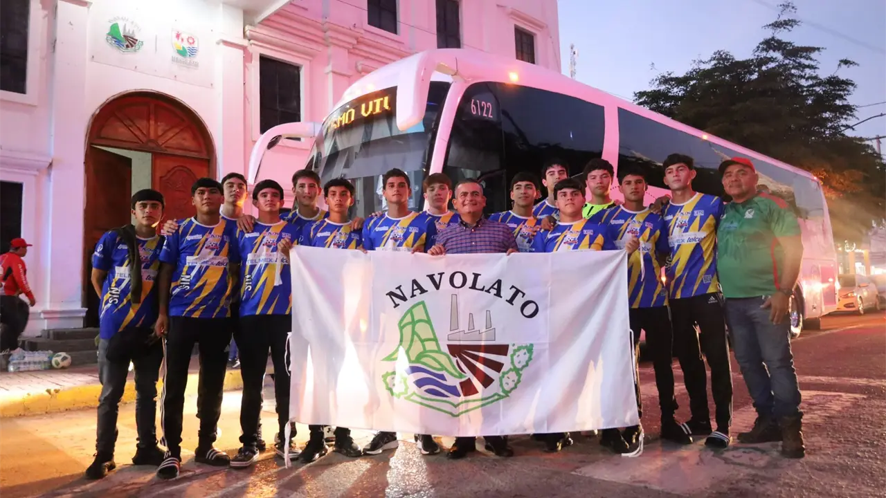Futbolistas de Navolato viajan a León para representar a su municipio en la Copa Telmex 2025.