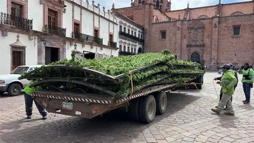 A partir del 1 de diciembre arrancará el Festival de Luces 2025 de Zacatecas. Foto: Cortesía