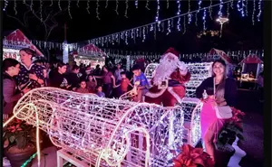 En Mazatlán preparan la Villa Navideña en el Parque Central, ahora Sendero de Paz