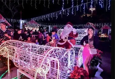 En Mazatlán preparan la Villa Navideña en el Parque Central, ahora Sendero de Paz
