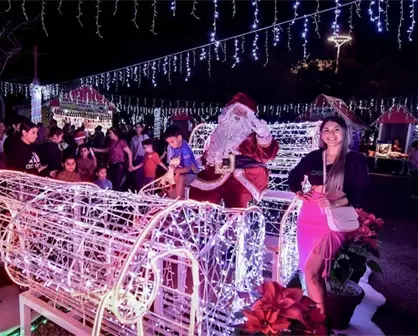 En Mazatlán preparan la Villa Navideña en el Parque Central, ahora Sendero de Paz
