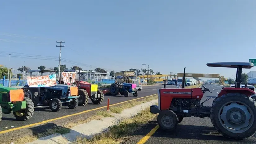 Bloqueos este lunes 24 de noviembre. Foto: Cortesía
