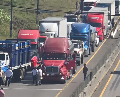 Carreteras de Hidalgo afectadas por megabloqueo de transportistas