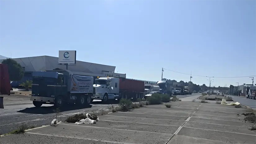 El megabloqueo no tiene fecha de termino por el momento. Foto: Cortesía.