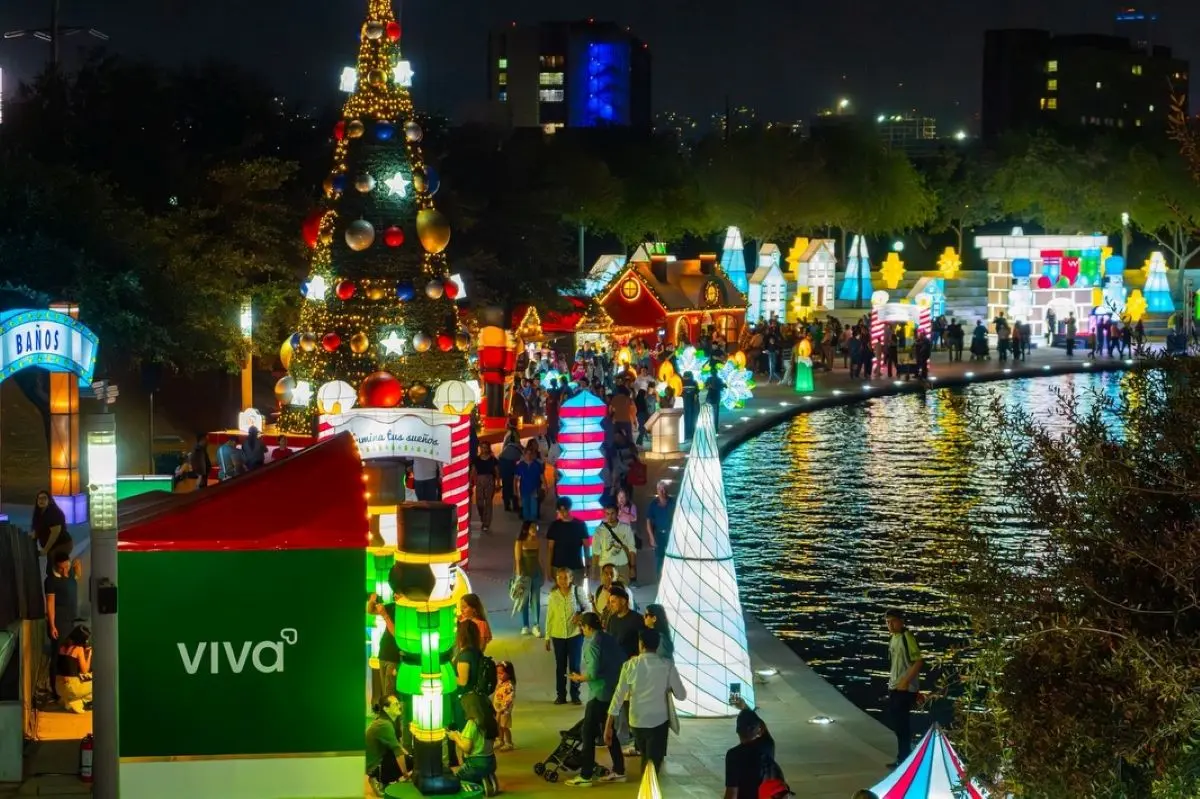 Inicia en en Monterrey el festival Luztopía 2025. Foto: Cortesía