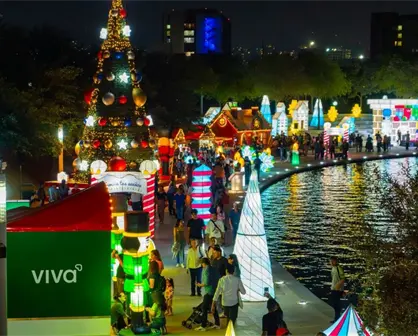 Inauguran en Monterrey Luztopía 2025 con más de 180 figuras iluminadas; promociones en entradas