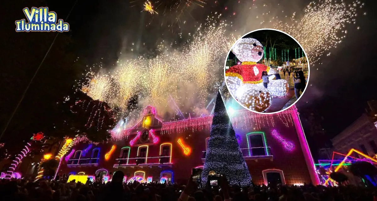 Disfruta de la magia de Villa Iluminada en Atlixco Puebla. Foto: Cortesía.